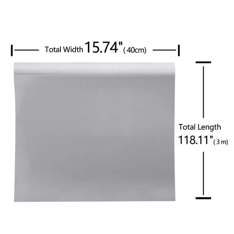 Removable Peel And Stick Silver Stainless Steel Look Contact Paper For Metal Surfaces Waterproof And Rust Resistant Easy Install