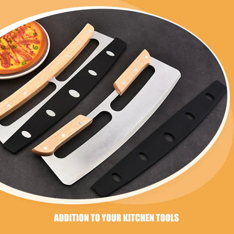 Ten Piece Pizza Cutter Sleeve Protectors With Edge Guard And Portable Design Universal Knife Guards For Kitchen Gear Camping BBQ