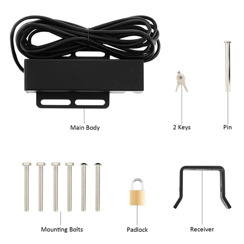 Heavy Duty Electric Gate Lock For Single Or Double Swing Gates, 24VDC Magnetic Gate Latch With Weatherproof IP44 Casing Kit