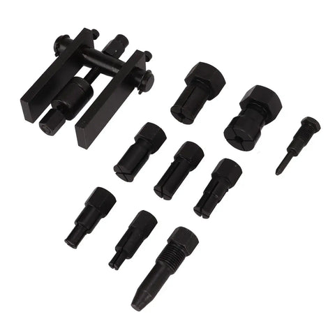 Ultimate Universal Motorcycle Bearing Puller Tool Kit With 10 Piece Internal Extractor Set For Smooth Bike Engine Repair And Easy Motor Maintenance With Durable Metal Storage Case Helps You Fix Stuff Quick No Sweat On Your Sweet Machine, 10-piece steel set