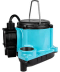 Compact Submersible Pump For Under Sink And Laundry Tray Systems With Integral Low Level Diaphragm Switch, 115V, One Third HP