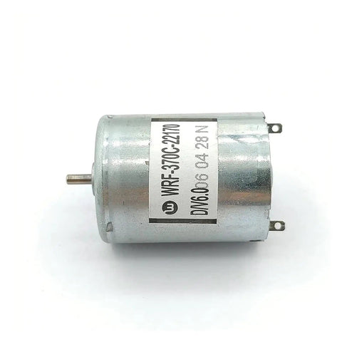 Mini 370 Brushed DC Motor 6V 9V 12V High Speed 11500RPM Micro Electric Motor 24mm Size WRF 370C 22170 Model metal case