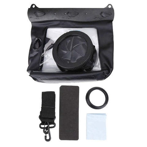 Underwater DSLR Housing for Deep Sea Capture Gear, 20 Meter Depth Rating Waterproof Case With Full Access to Camera Controls