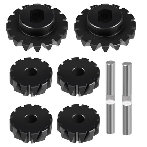 Beefy Steel Differential Gear Set Bevel Gears Upgrade For Tamiya TT02 TT02B XV02 1/10 RC Car CNC Machined Precision Parts