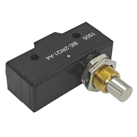 Heavy Duty Plunger Micro Switch For Car Lifts, 25A SPDT Limit Switch, OEM Replacement For Honeywell BE2RQ1A4, side view