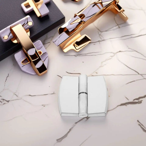 Detachable Self-Closing Stainless Steel Beefy Heavy Duty Door Hinge For Public Restrooms on marble surface