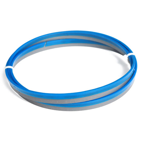 Seventy Point Five Inch Long Bi Metal M42 Bandsaw Blade One Half Inch Wide Zero Point Zero Two Five Inch Thick 24 TPI For Cutting Soft Ferrous
