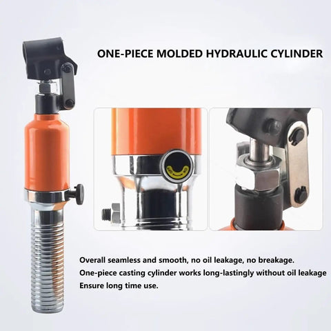 Heavy Duty Hydraulic Gear Puller With 30 Ton Capacity And 15.7 Inch Spread Featuring Adjustable Jaws for hydraulic cylinder close-up.