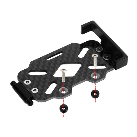 39g LCG Carbon Fiber Chassis Frame Kit With 6g Battery Tray For 1 18 TRX4M Defender Bronco K10 F150 RC Crawler Upgrade