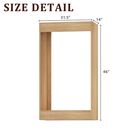 Top Shelf Wall Mounted Wood Closet Organizer With Double Hanging Rods And Flexible Diy Build For Keeping Your Duds Tidy No Fuss Storage Rack For Clean Living Room Or Hallway, size detail