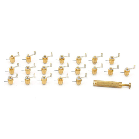 Watch Mainspring Winder Set For Precision Winding And Repair Pro Grade Durable Copper Winding Tool Kit With 20 Sizes Easy To Use