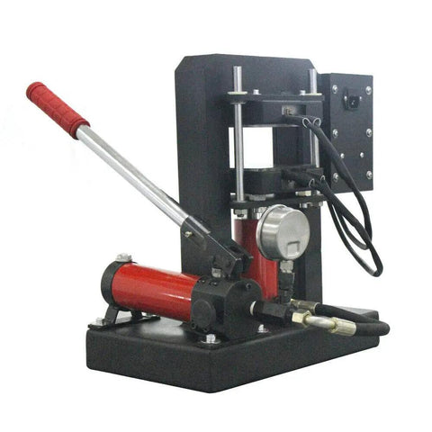 Heavy Duty 14000 PSI Hydraulic Heat Press Machine 110V With 5x5 Inch Swing Arm Digital LCD Display Timer And Temperature Controller Dual Insulated Aluminum Heating Plates For Even Heat Built Tough For T Shirts Hats And Small Crafts, hydraulic press view