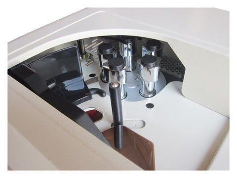 Heavy Duty Multi Currency Money Counter Slick Auto Sorter For Cold Hard Cash Counting With Bright Digital Screen and Quiet Motor interior view