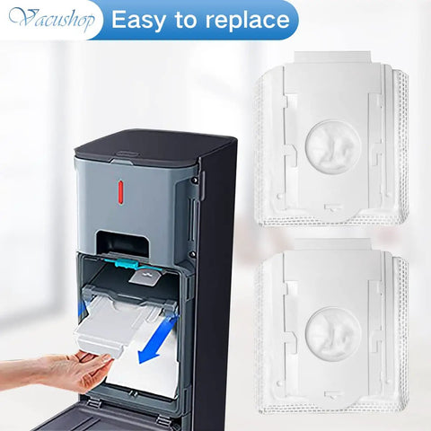 Replacement Dust Bags For Samsung VCA-ADB90 70 Plus 75 Plus 90 Series Cordless Stick Vacuum 10 Pack Easy Empty Design