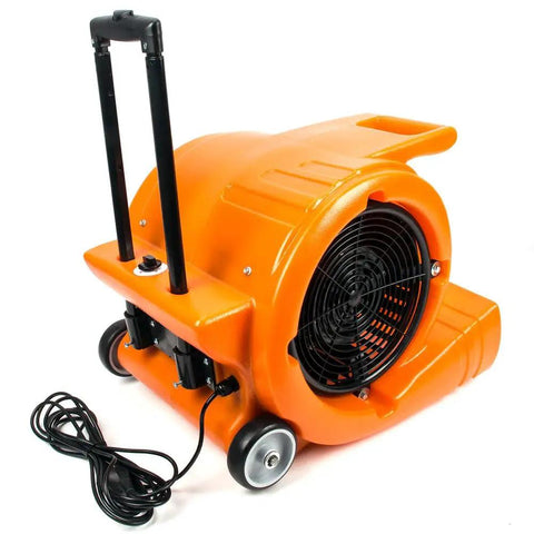 Powerful 3 Speed Air Mover With 1.3HP Motor Delivers 5000 CFM For Quick Carpet Drying, Workhorse Floor Blower For Janitorial Use