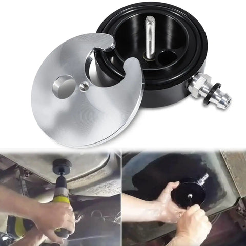 Fuel Tank Sump Kit For High Flow Lift Pumps Keeps Every Last Drop In, Boosts Fuel Pickup And Reliability, installation shown