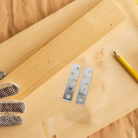 Metal 360 Degree Pivot Hinges for Doors and Cabinets, Heavy Duty, Fits 20 to 40mm Thickness, shown on wooden surface
