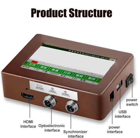 Rock Solid Automatic Inkjet Printer For Industrial Coding And Marking On Cartons Plastics And Metals Plug And Play Assembly Line Setup That Gets The Job Done Right For High Resolution Packaging Daily, showing product structure and interface ports.
