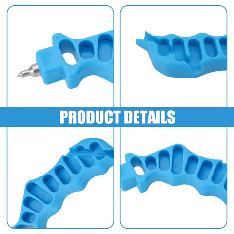 2 In 1 Drip Irrigation Hole Punch And Fitting Insertion Tool For 1/4in PE Tubing No Fuss Easy Install For Emitters And Sprinkler Systems