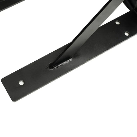 Countertop Support Brackets 16 Inch By 12 Inch Heavy Duty Shelf Bracket Wall Mounted Right Angle L Shaped Shelving Bracket Black