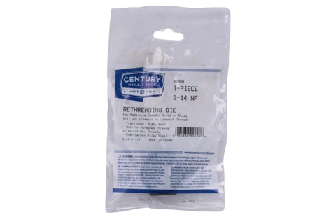Packaging of One And A Quarter National Fine Right Hand Rethreading Die For Chasing, Repairing, And Restoring Damaged Bolts Or Studs
