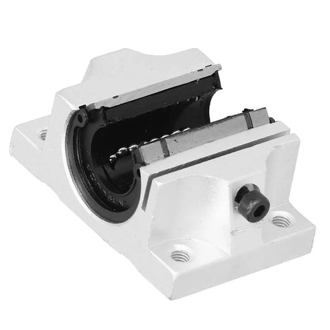 16mm Linear Guide Slider Bearing In Aluminum Alloy Housing With Wide Opening Low Noise Smooth Motion For CNC Machines And 3D Printers Built Tough Rust Resistant Block Easy Mount And High Precision.