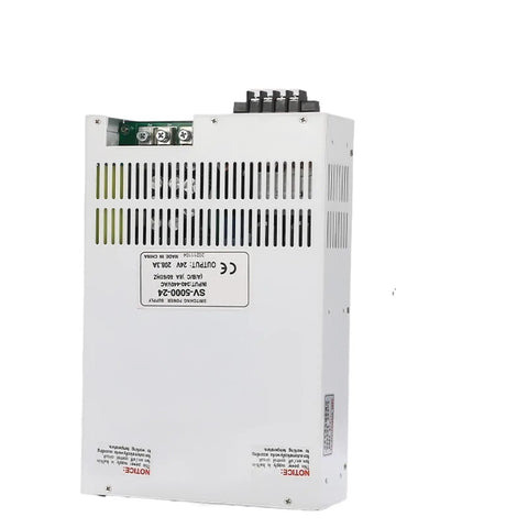 Side view of Beefy 5000W Switching Power Supply CC CV 110V 220V 380V Input 0-220V Adjustable Output 0-22.7A No Digital Display