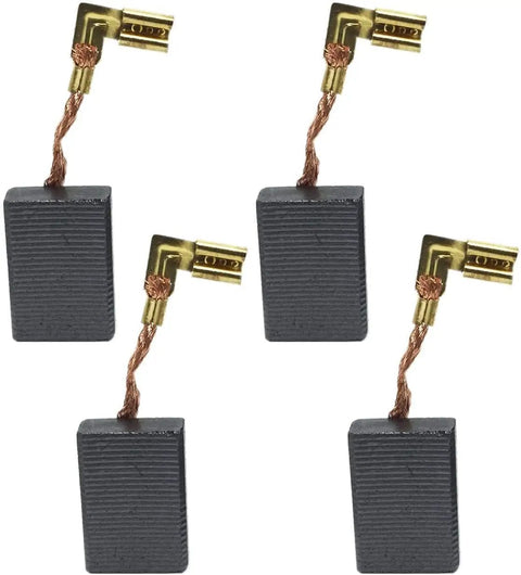 Top Shelf Carbon Brush Replacement Set For Makita Angle Grinders Heavy Duty Motor Repair Parts Compatible With CB318 CB340 GD0600 Four Pack, includes four carbon brushes