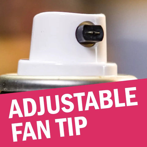 Adjustable fan tip on Professional Self Etching Weld Through Gray Primer For Metal Surfaces With Zinc Enhanced Coating