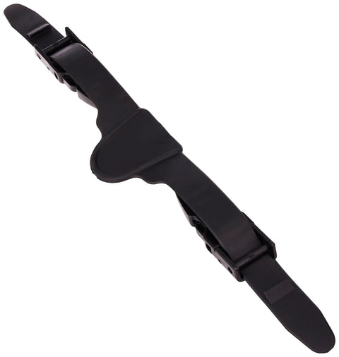 Universal Diving Fin Straps With Quick Release Buckles For Easy On Off, Adjustable Silicone And Neoprene, Black