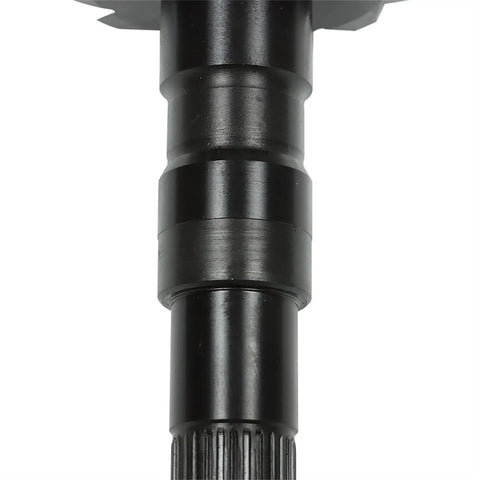 Close-up of the pinion shaft from Drop In 3.73 Ratio Ring And Pinion Gear Set For GM 8.5 8.6 10 Bolt Differential With 30 Spline Pinion