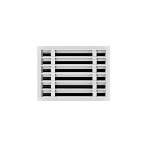 16x12 Sleek Modern AC Vent Cover White Decorative Air Vent With Linear Slot Diffuser, Register Grille For Ceiling, Walls And Floors