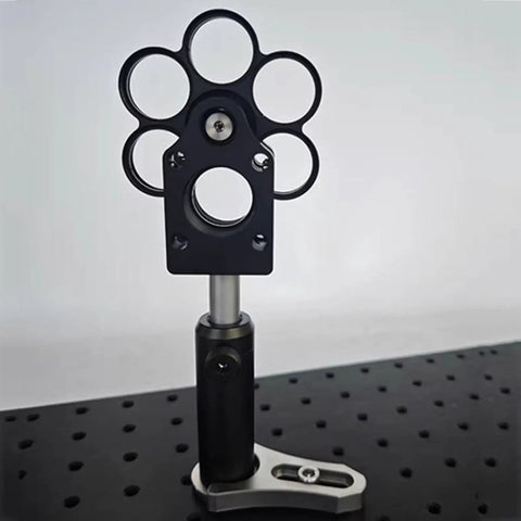 0.5 Inch Filter Wheel For Telescopes with Cage Coaxial Mount, M4 and M6 Threaded Interfaces, Aluminum Alloy for Astro Imaging
