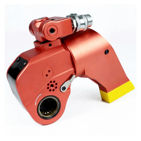 Heavy Duty Hydraulic Torque Wrench 1120 Nm Corrosion Resistant Alloy Square Drive designed for tight workspaces and smooth hands-free operation.