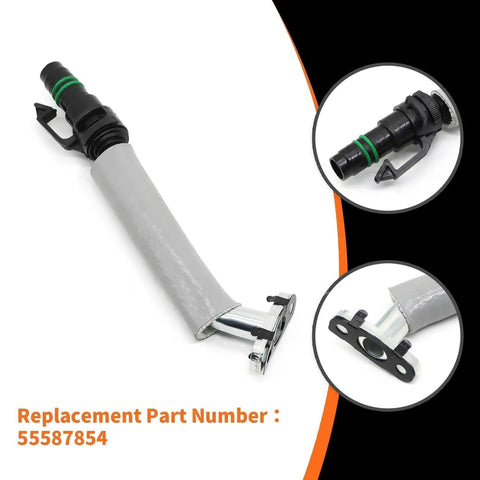 Turbo Oil Return Drain Line And Oil Feed Pipe Kit, 4 Piece Set, Fits Encore Sonic Cruze Trax 1.4L L4 Engines, Replacement Part 55587854