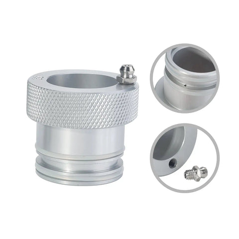 Essential Two Piece Wheel Bearing Greaser Tool Kit Featuring 30mm And 39mm Drive Adapters For UTV ATV Rig Maintenance No Sweat Setup heavy duty aluminum adapter.