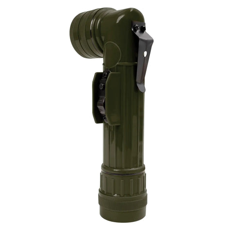 Versatile D-Cell Flashlight With Multi Mode Switch And Morse Code Signaling Water-Resistant High Impact Plastic Body Interchangeable