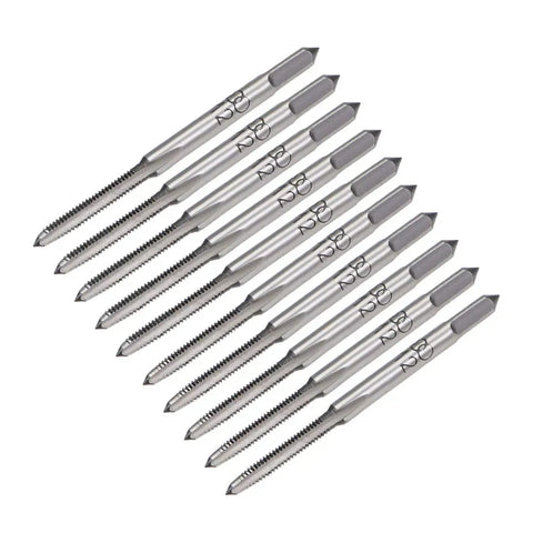 5 Pairs M2 Hand Threading Tap Set M2 X 0.4 Pitch Taper And Plug Taps In High Speed Steel With Straight Flutes For Rethreading Damaged Threads In Mild Steel Aluminum Iron Copper