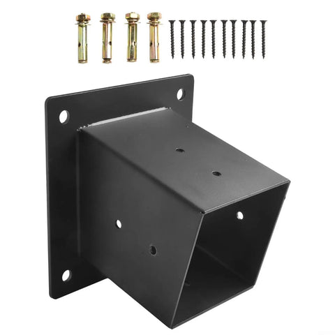 15 Degree Slanted Roof Pergola Bracket Kit For Wall Mount Corner Support Fits 4x4 Lumber Beams Elevates Outdoor Backyards Gazebos And Porches With Durable Drainage Optimized Design
