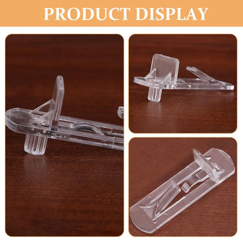 Close-up of 30 Pack Plastic Shelf Support Pegs For 15mm To 16mm Wood Shelves, Rugged Deformation-Resistant Shelf Pins