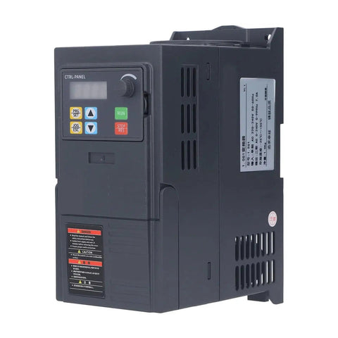 Heavy Duty Three Phase Variable Frequency Drive VFD Converter 1 5KW 2 2KW 3KW 4KW 5 5KW Motor Speed Controller Inverter With Soft Start 380V AC black control panel