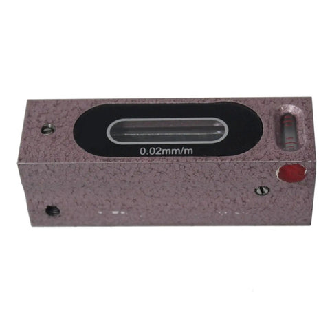 High Precision Small Mini Bar Spirit Level Bubble Machine Equipment Leveling Tool Accuracy 0.02 or 0.05mm/m, front view