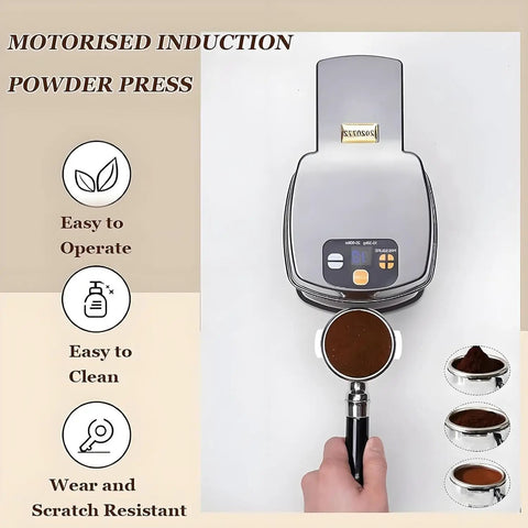Top Shelf Electric Espresso Tamper With Adjustable Depth 58Mm Coffee Press Built Upon A Heavy Duty Aluminum Stand That Nails The Pressure For Clean Extraction Straight From The Get Go.