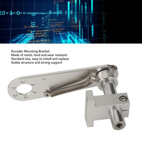 Rotating Encoder Mounting Bracket 21mm Hole Aluminum Alloy Fixing Stand For Digital Display Counter with spring detail