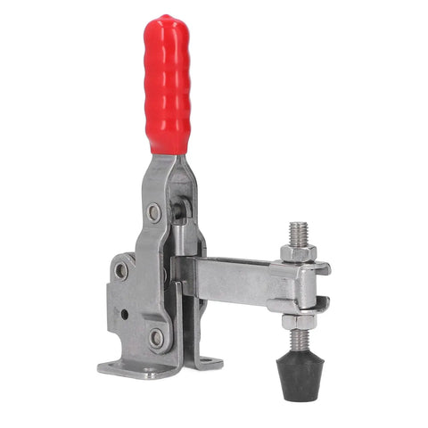 Heavy Duty Toggle Clamp With Stainless Steel Body And Plastic Handle, 227Kg Clamping Force, Built For Welding, Home Decor
