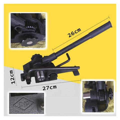 Portable Banding Strapping Tool With Ergonomic Ratchet Handle For Heavy Duty Packaging, Manual Iron Baler, Durable PP