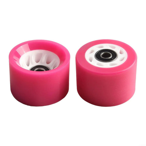 Eight Piece Roller Skate Wheel Set With 58x32mm And 58x39mm PU For A Smooth Ride, Fast Spin Bearings, Fits Double Row Skates