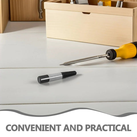 Awesome 8 Piece Damaged Bolt Screw Extractor Kit For Drill Removal Tools Super Strong Alloy Steel Easy Breaks Toughest Stripped Fasteners And Broken Screws With Quick Grip Power Compatibility Let You Fix Any Mess At Home Or Shop No More Sweat. alloy screw extractor with drill bit on white surface