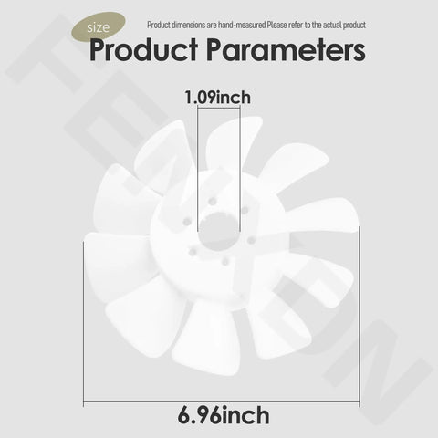Beefed Up Heavy Duty Transmission Cooling Fan For John Deere LT155 LT166 And Sabre with dimensions 6.96x1.09 inches