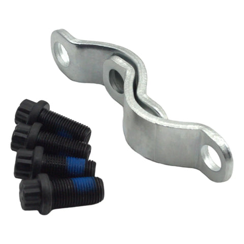Heavy Duty Universal Joint Bearing Strap Replacement Kit 6.5-70-18X Rock Solid, steel strap with bolts for 1710 1760 1810 series.